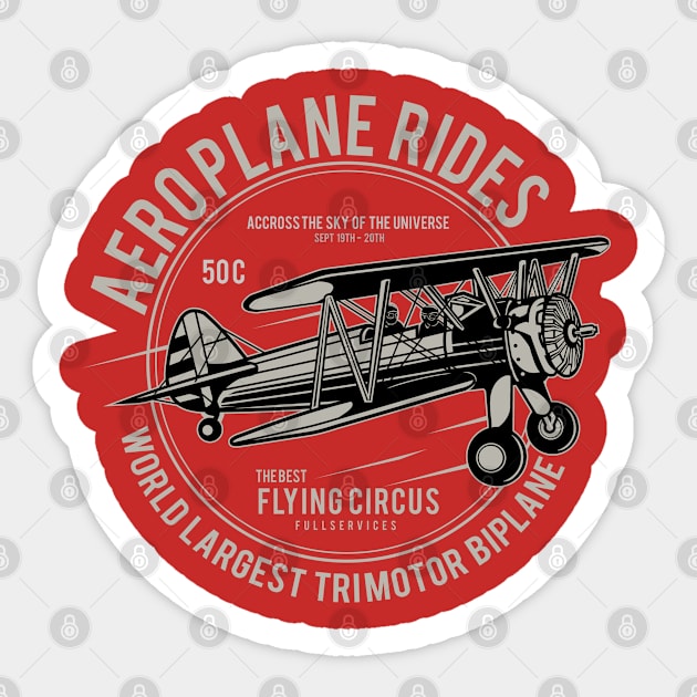 Aeroplane Sticker by PaunLiviu